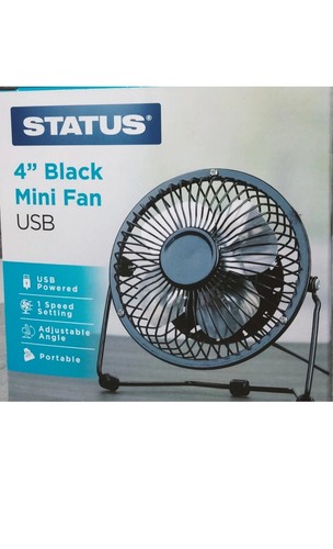 Status portable black mini - status, 4"