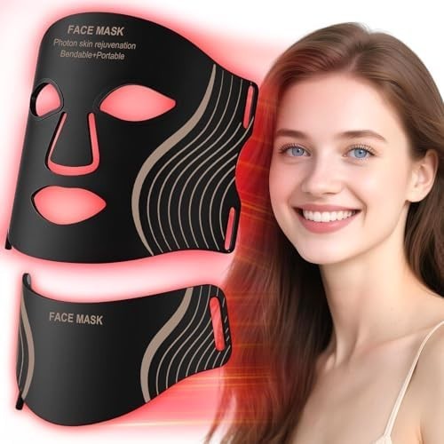 Red light therapy - red, mask
