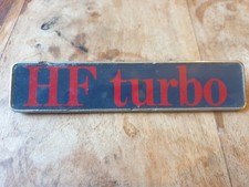 Lancia HF Turbo Badge