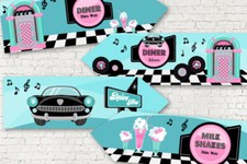 Retro american diner party - 4,