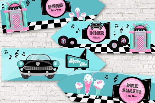 Retro american diner - 4,