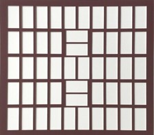 50 STANDARD SIZE CIGARETTE CARD MOUNTS 46V/4H or 4V/46H - In Green or Maroon