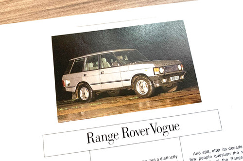 Range rover vogue 1980s - range,