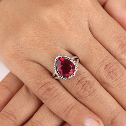 Pink rubellite gemstone 925 - gemstone,