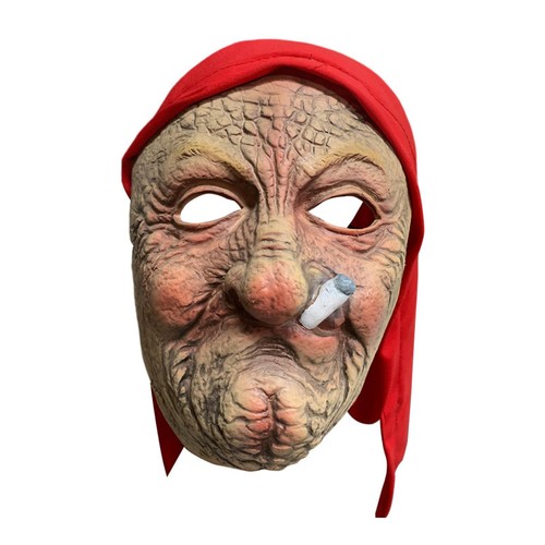 Smoke grandma mask - grandma, horror
