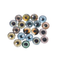 20Pcs Glass for Doll Eyes