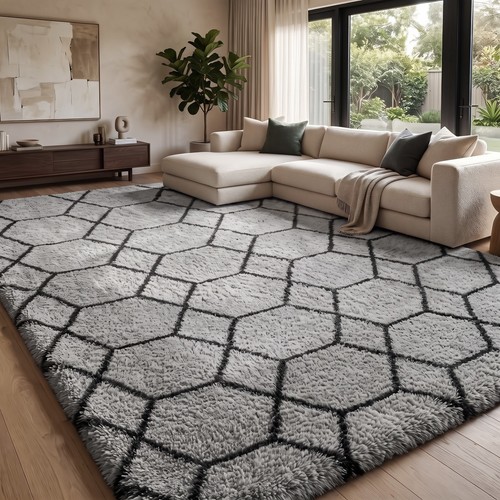 Fluffy rugs large - rugs,