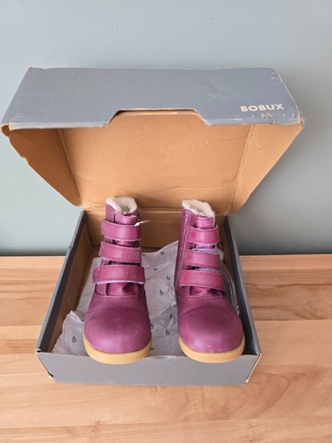 Bobux leather sheepskin lined