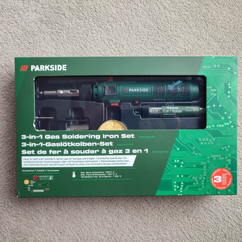 Gas soldering iron set - 3-in-1,