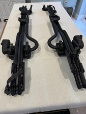 THULE PRORIDE 598 BICYCLE RACKS X2 BLACK WITH ADAPTER KIT 8895