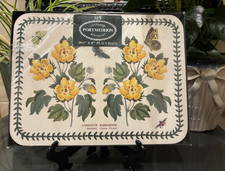 Portmeirion Botanic Garden Placemats Set of 6 Barbados Cotton Flower  Made in UK