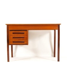 Retro Vintage Danish Writing Office Desk Mid Century Modern 60s 70s 80s Teak