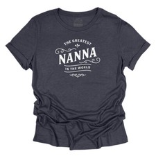 Nanna Gift T Shirt Happy