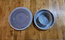 Grey Ceramic 36 Piece Dinnerware Crockery Plates Bowls Dining Set