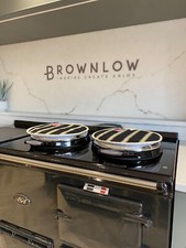 Black Cream Stripe Chefs Pads