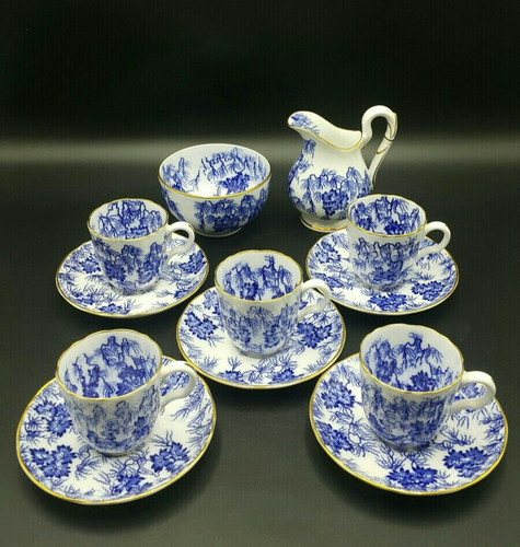 Royal worcester 1930s blue and - royal,