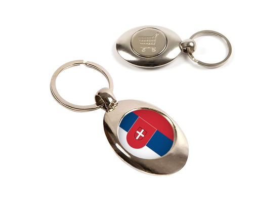 Serbia flag shopping trolley - serbia,