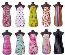 Adult Waterproof Plastic Apron.5 Classic Designs Bright Colour 2nd Class Post