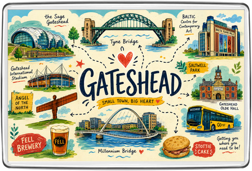 Gateshead tyne bridge fridge - bridge,