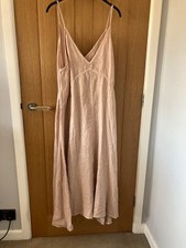 BNWT ZARA Pink 100% Linen Long