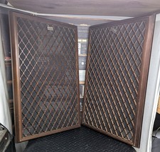 2 Sansui wood speaker grills