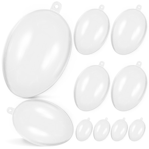Fillable baubles clear - fillable, egg