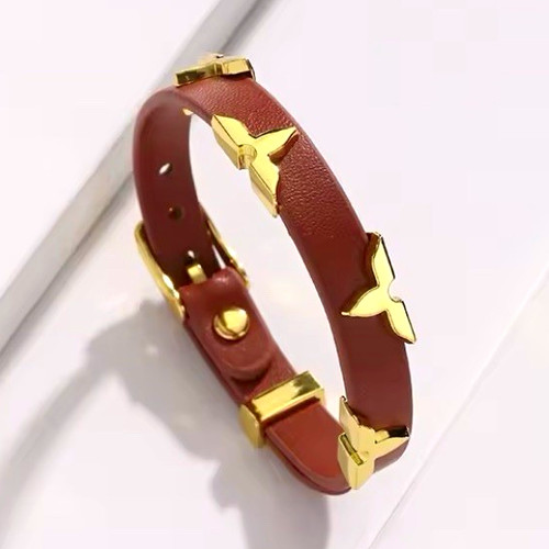 Brown faux leather - brown,