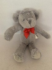 Sainsburys Grey Teddy Bear Red
