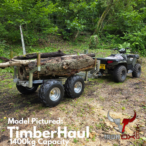 Atv logging trailer 1400kg - atv,