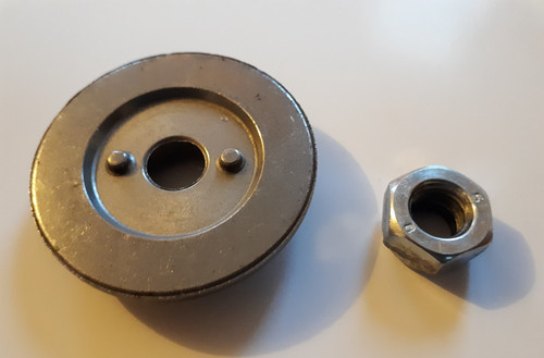 Brush cutter fixing - brush, flange