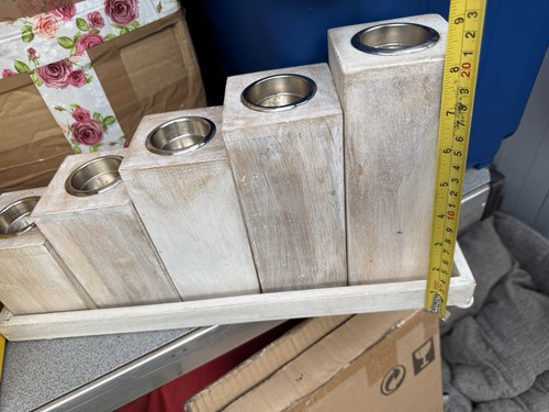 Rustic whitewashed wood tea - rustic,