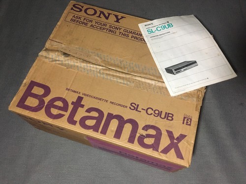 Box only sony betamax - sony,