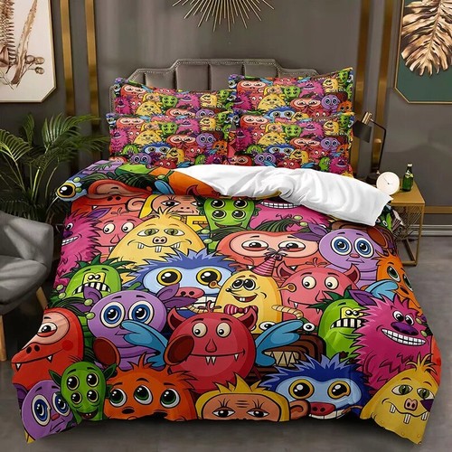 The monster cartoons quilt - monster,
