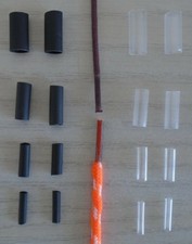 Shoe Lace Repair Kit or Shoelace Shortening - Black or Clear Aglets - 4 sizes