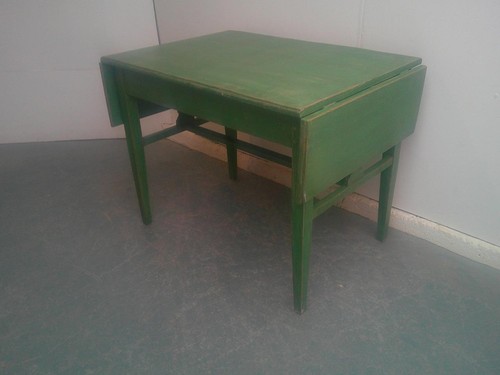 Lovely painted green - lovely, antique