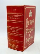 Rare 1980 BURKE'S PEERAGE & BARONETAGE - 105th Limited Edition, 4th Impression