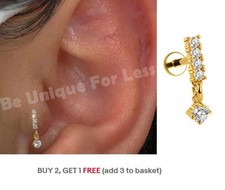 Flatback Labret Stud Tragus