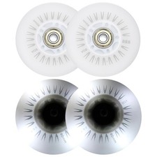 4Pcs White Light Up Inline