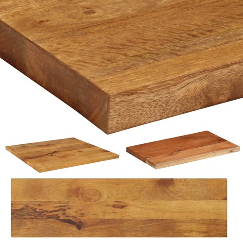 Solid mango wood table top - table,