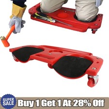 Rolling Padded Knee Protector Pad Kneeling Board Mat Wheels Kneeboard Universal