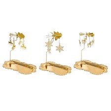 Rotating Tray Candle Holder Afternoon Tea Cake Cake Dish Vanity Rectangular