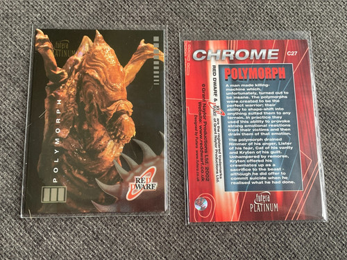 Red dwarf trading cards - dwarf,