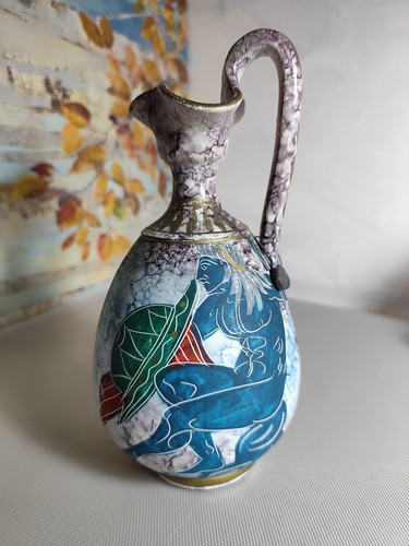 Hand painted greek ceramic - painted,