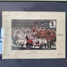 Signed England Rugby Union 2003 Photo World Cup Winners signed Print Sportizus 