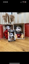 Retro Mickey Mouse Rattle Soother & Lullaby Soft Toy