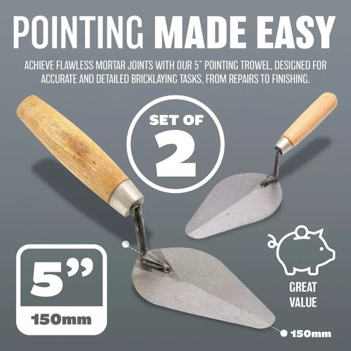 Pointing trowel wooden - 5",