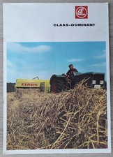 Claas Dominant Pick Up Baler Brochure c.1967
