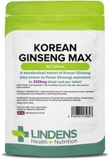Korean Ginseng Max 3125mg - 90