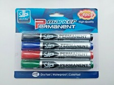 4 X Permanent Pens Markers