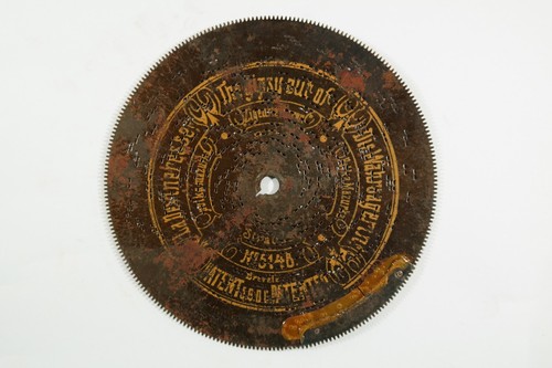 Symphonion tin plate - tin,